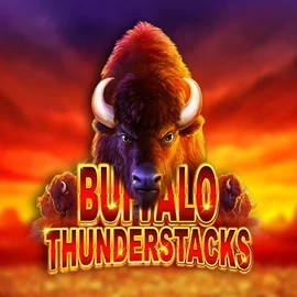 Buffalo Thunderstacks slot logo by Amatic Industries at Beef Casino