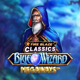 Play the Fire Blaze Blue Wizard Megaways slot by Rarestone Gaming on Beef Casino